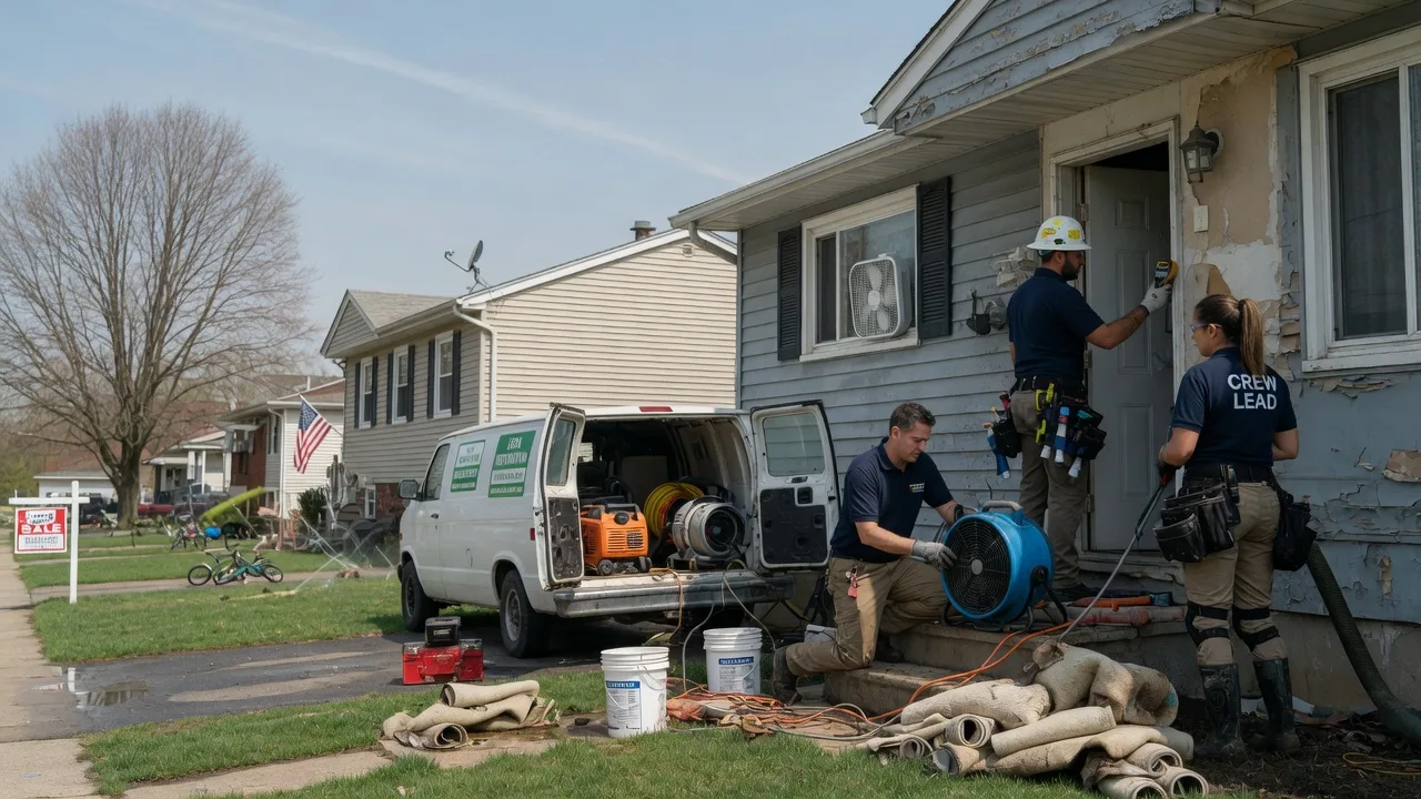 Flood Cleanup in Portersville, PA near me