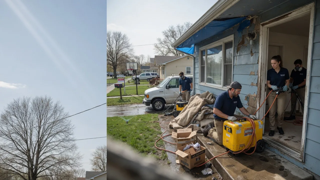 Basement Flood Cleanup in Portersville, PA near me